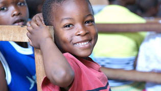 Boy at school - credits: B. Wegener Boy at school - credits: B. Wegener